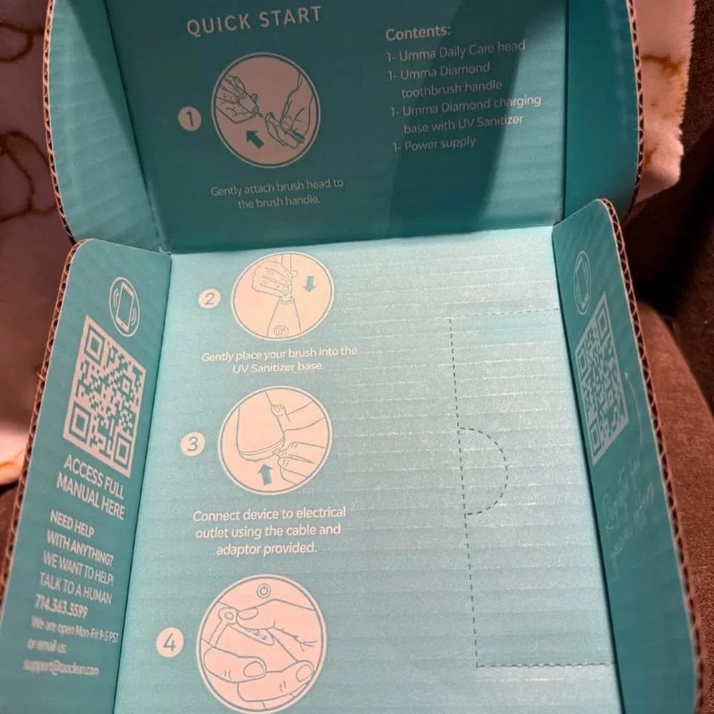 Mint Green Electric Toothbrush Set - Picture 2 of 6